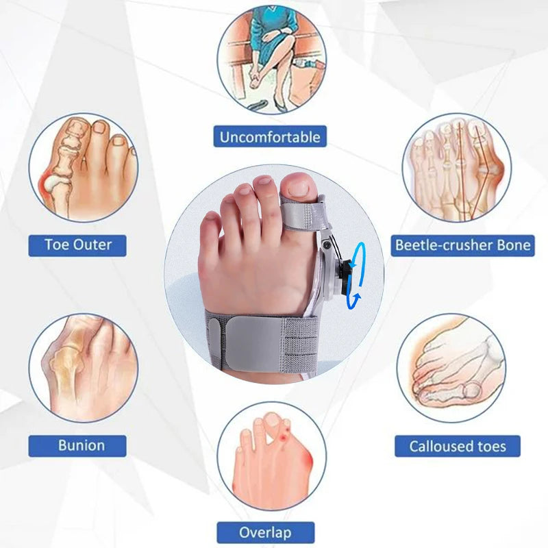 Bunion Toe Corrector with Adjustable Strap – view 6