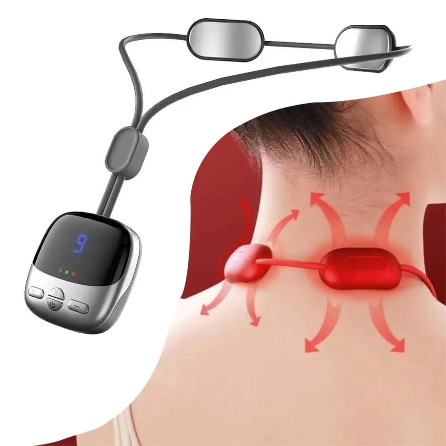Cordless Neck & Shoulder Massager — Hands-Free, 4 Modes
