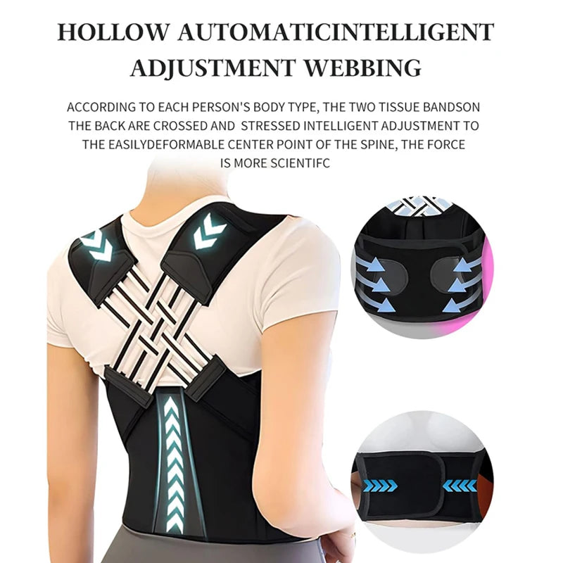 Back Posture Corrector for Shoulder & Waist Support – view 6