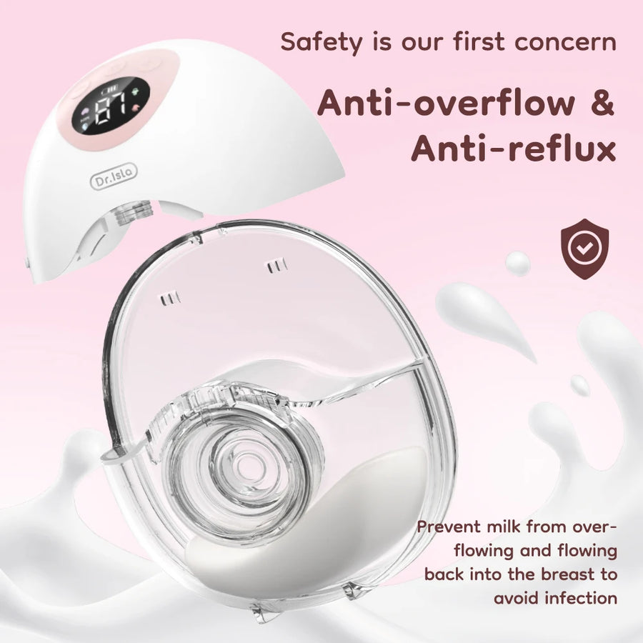 Wearable hands-free breast pump — view 3