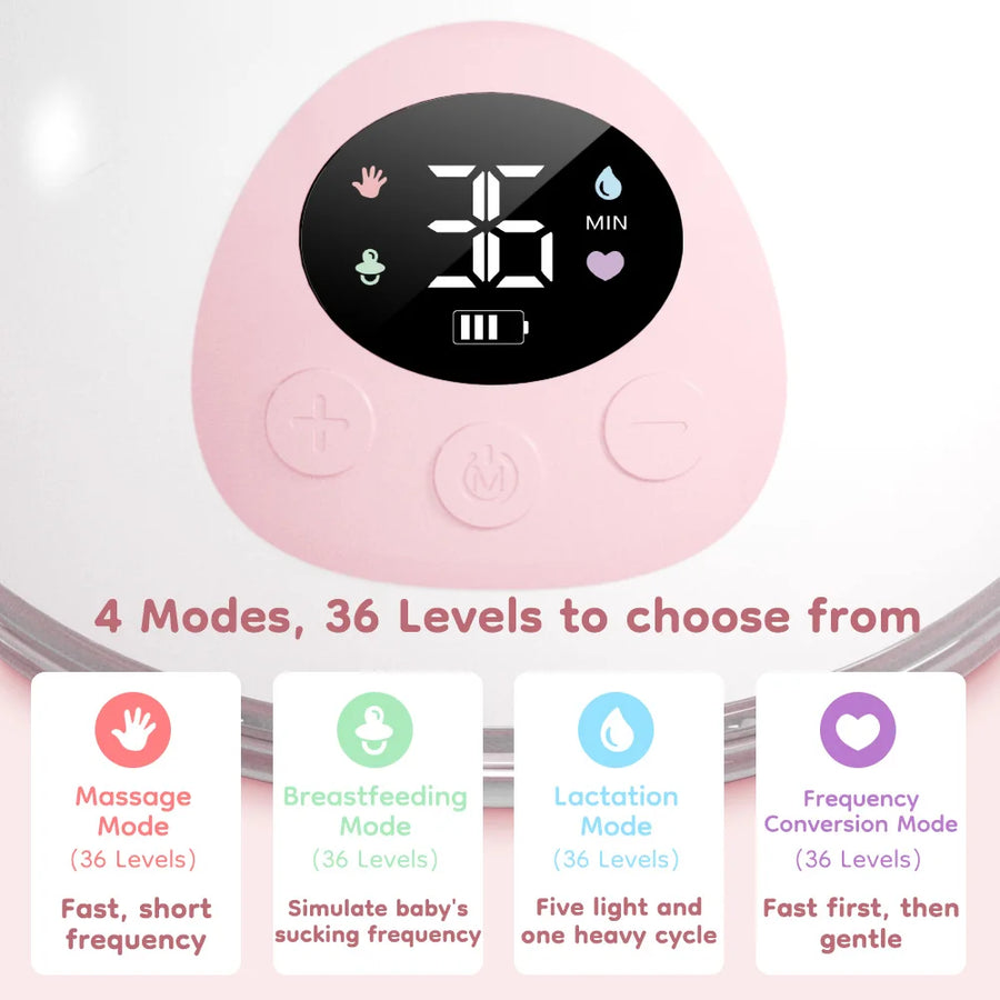 Wearable hands-free breast pump — view 4