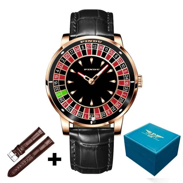 Luxury Roulette Stainless Steel Men's Watch – view 7