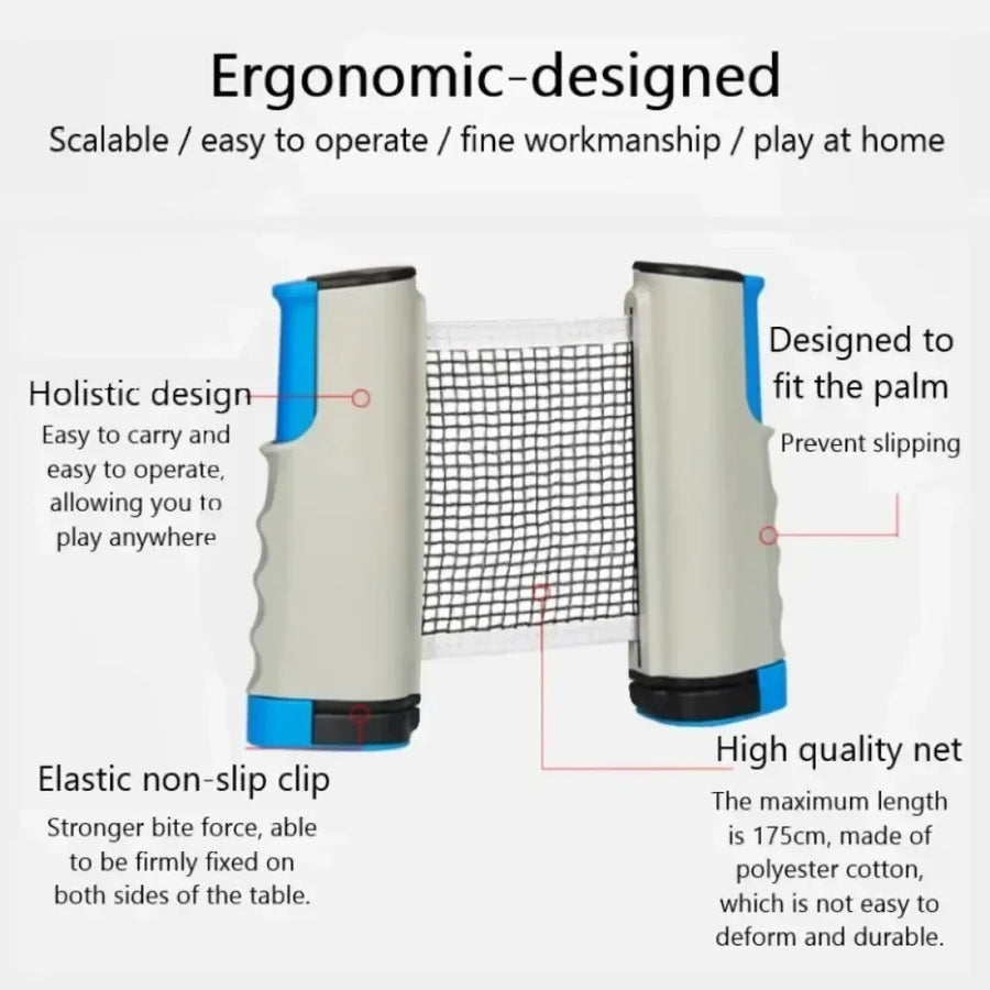Portable Retractable Table Tennis Net – view 15