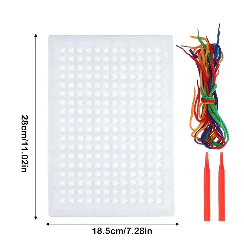 Kids Lacing & Threading Board Montessori Toy – view 6