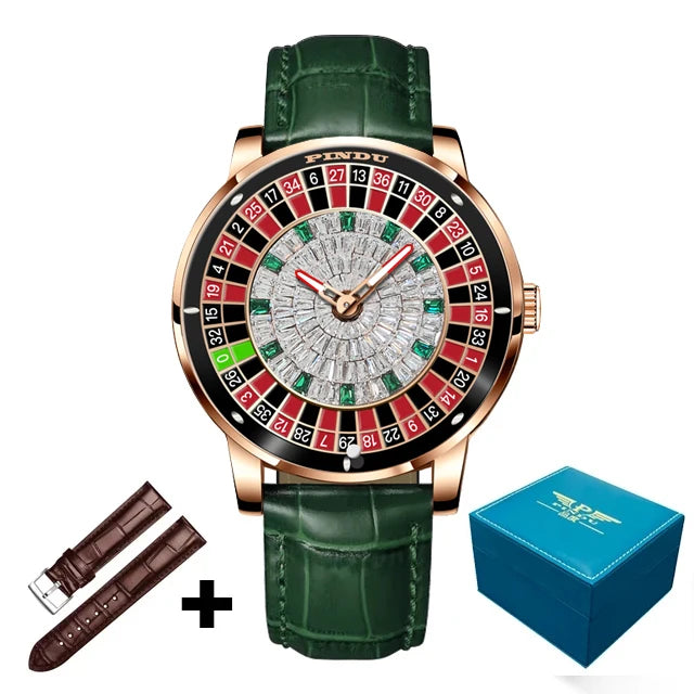 Luxury Roulette Stainless Steel Men's Watch – view 10