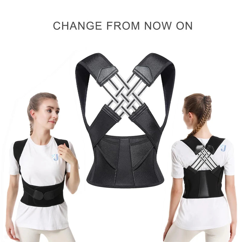Back Posture Corrector for Shoulder & Waist Support