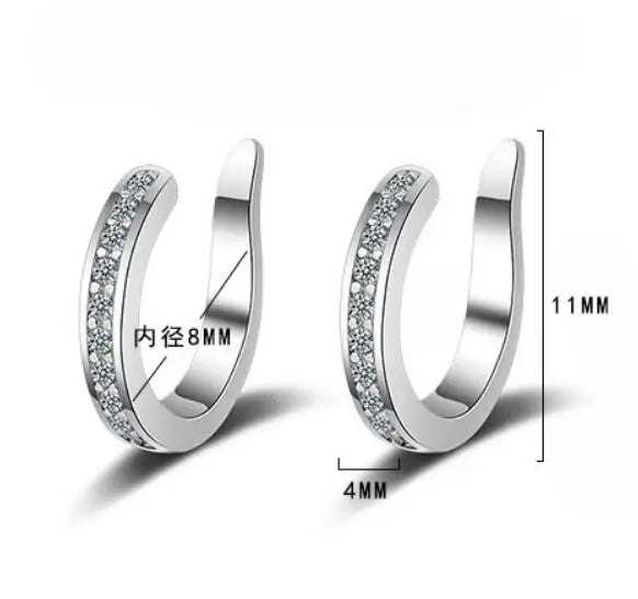 Ear Fixura Clip-On Earrings - 925 Silver, No Piercing – view 5