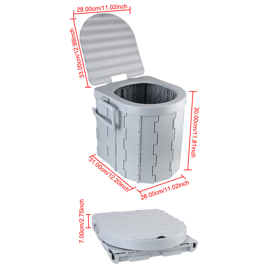 Portable Folding Camping Toilet – view 20