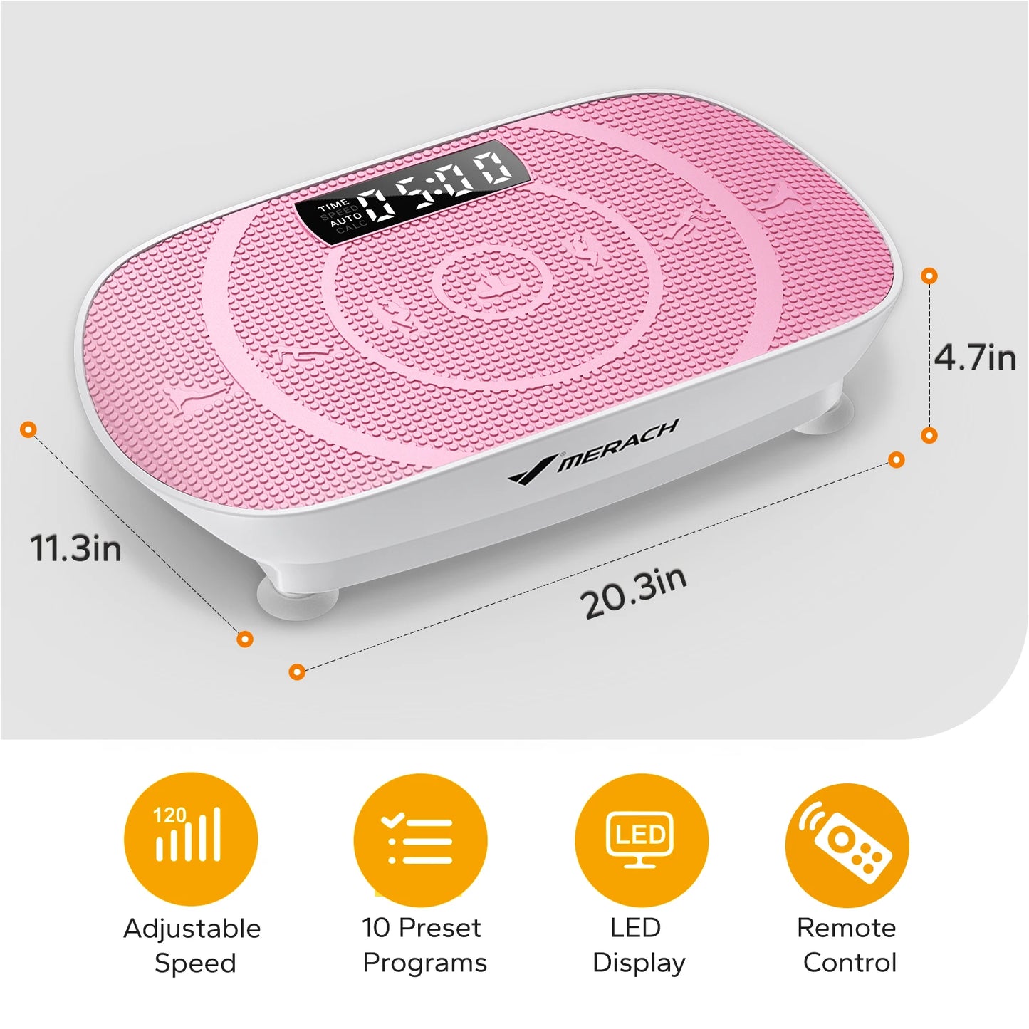 Whole-Body Vibration Fitness Plate