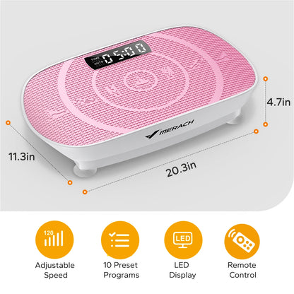 Whole-Body Vibration Fitness Plate