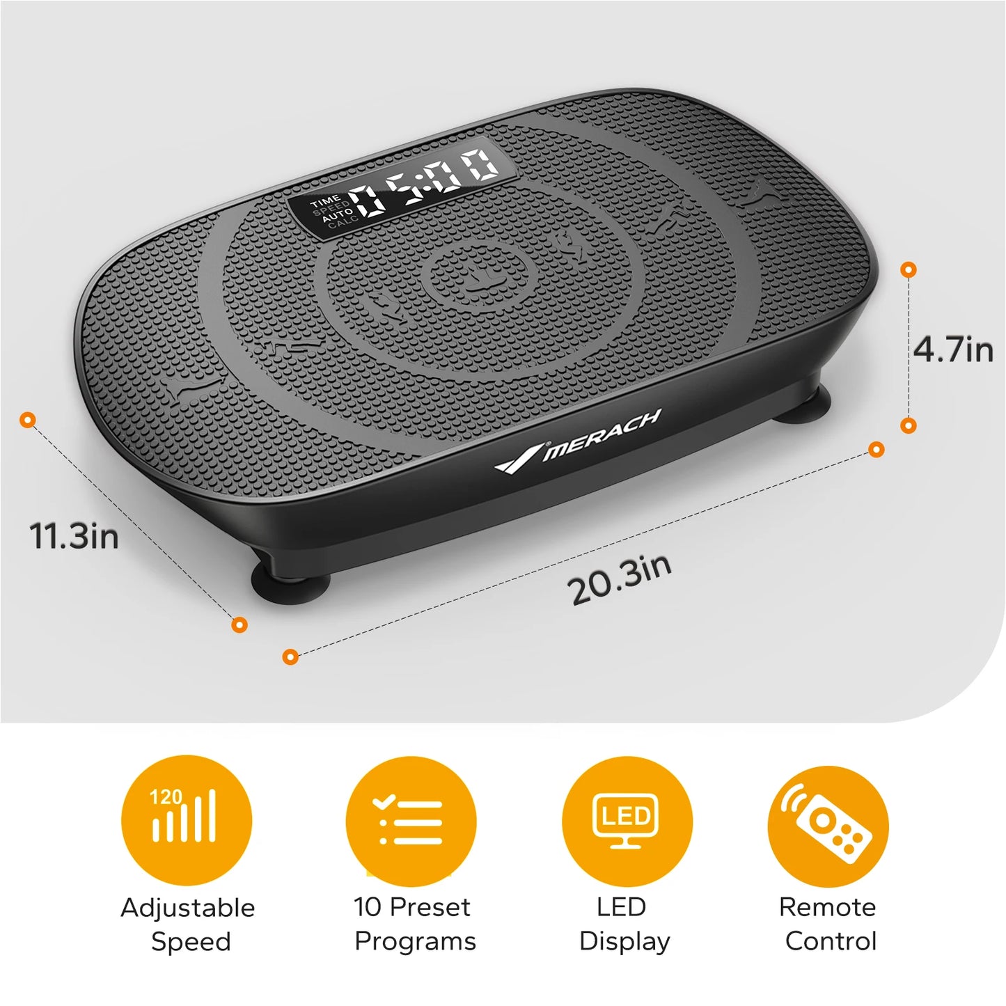 Whole-Body Vibration Fitness Plate