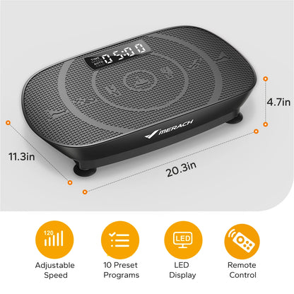 Whole-Body Vibration Fitness Plate