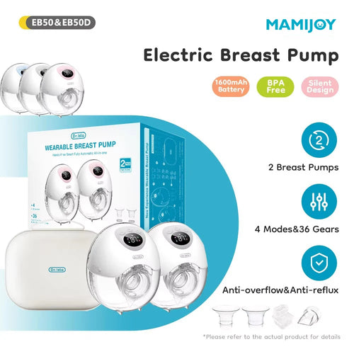 Wearable hands-free breast pump