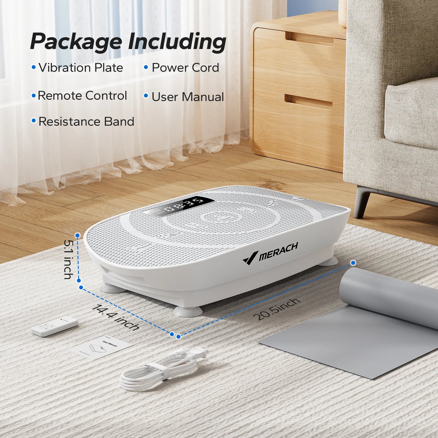 Whole-Body Vibration Fitness Plate