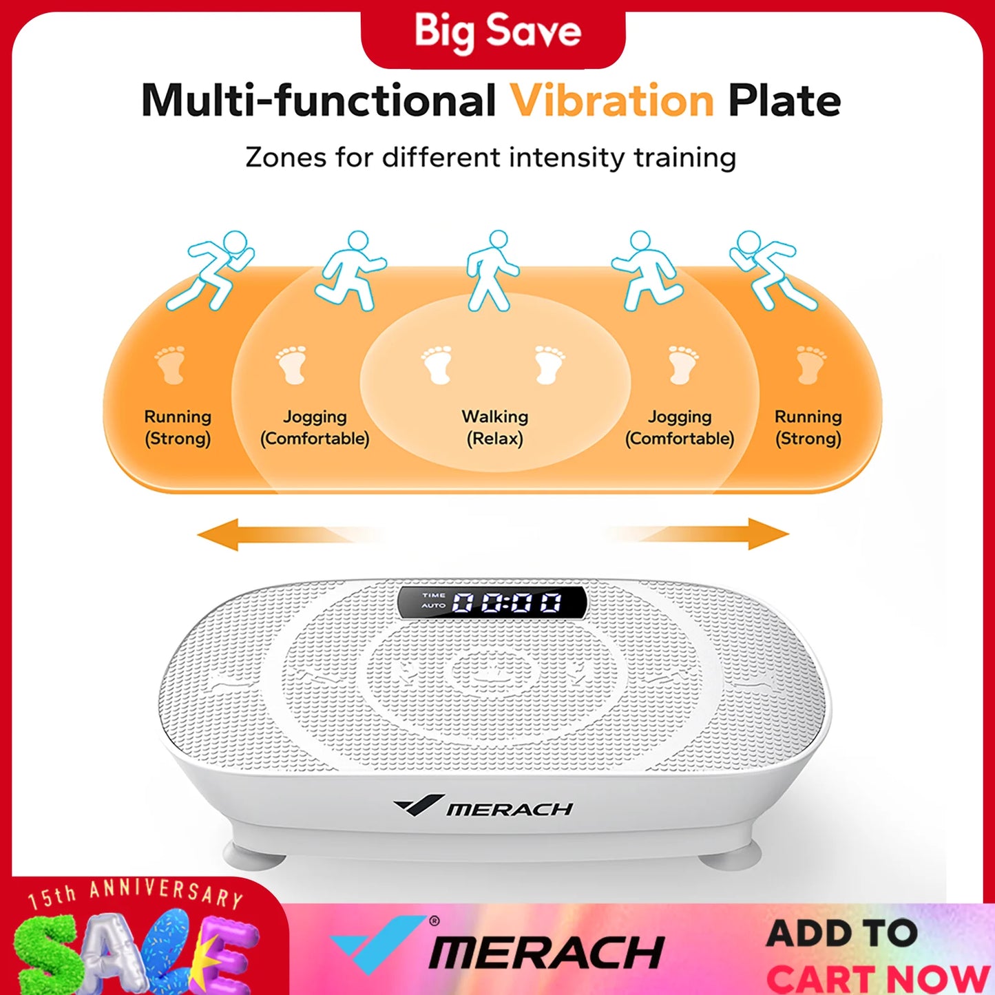 Whole-Body Vibration Fitness Plate