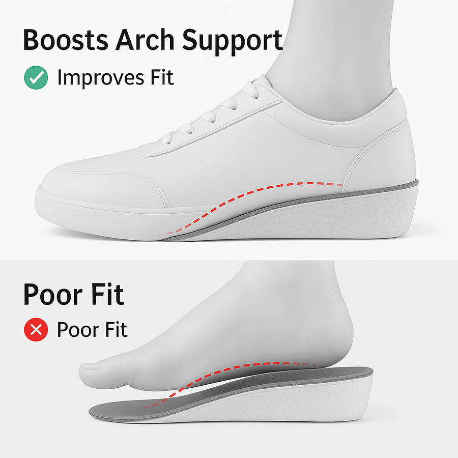 Height Increase Insoles - Discreet 3-Inch Lift – view 2