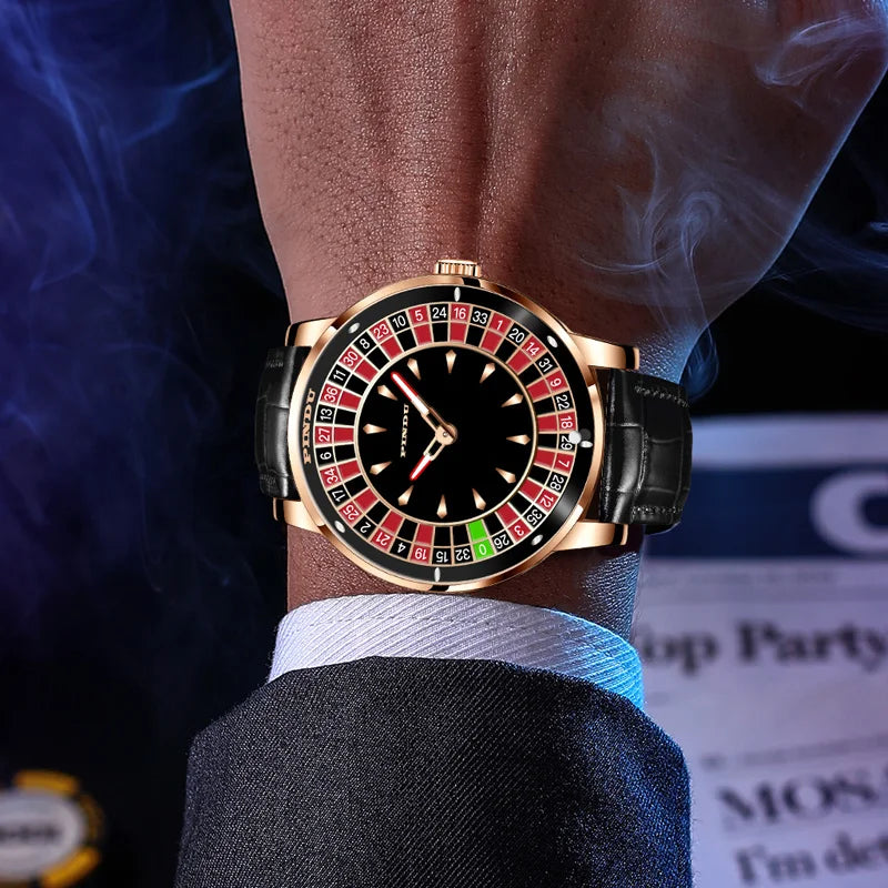 Luxury Roulette Stainless Steel Men's Watch – view 4