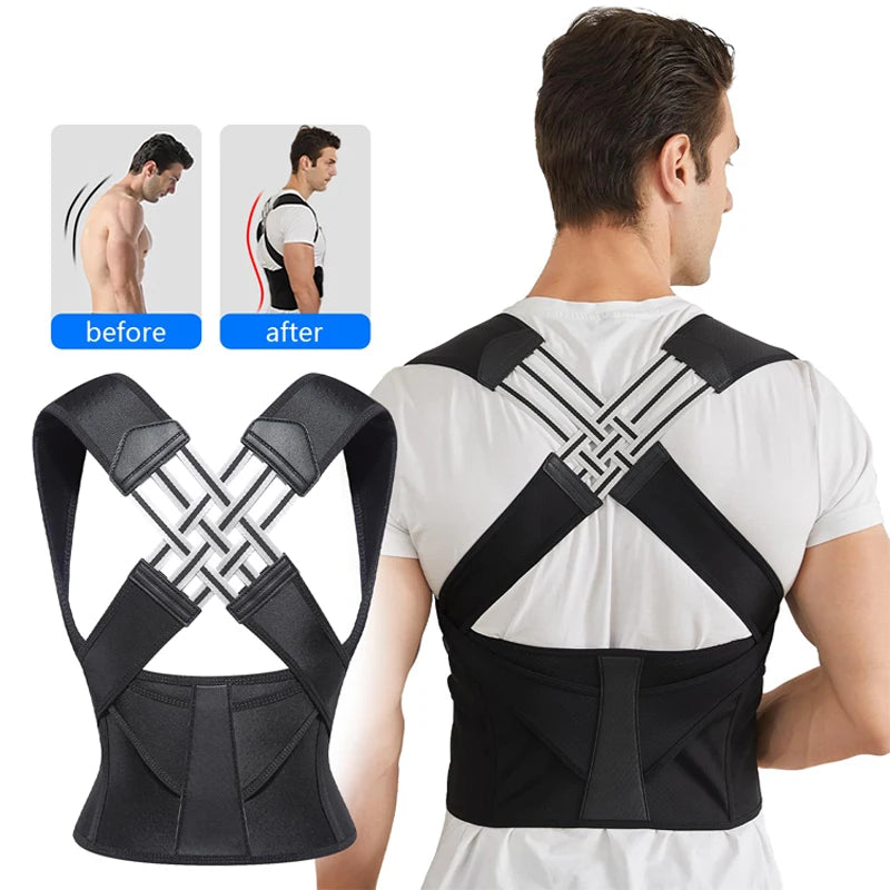 Back Posture Corrector for Shoulder & Waist Support – view 2