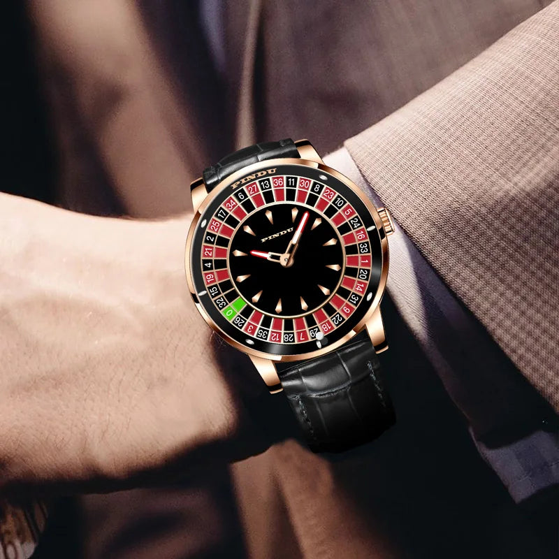 Luxury Roulette Stainless Steel Men's Watch – view 5