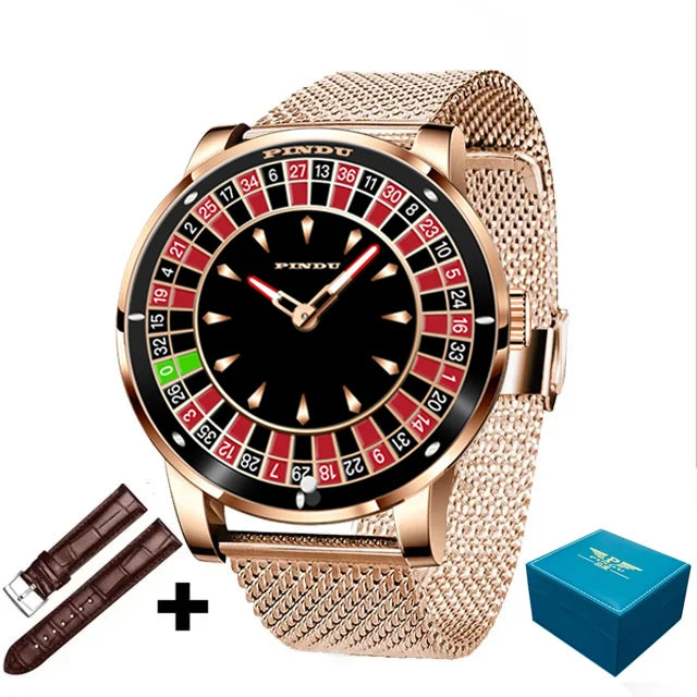 Luxury Roulette Stainless Steel Men's Watch – view 8