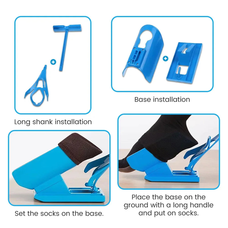 Simple Sock Aid - Easy Sock Helper, No Bending – view 4