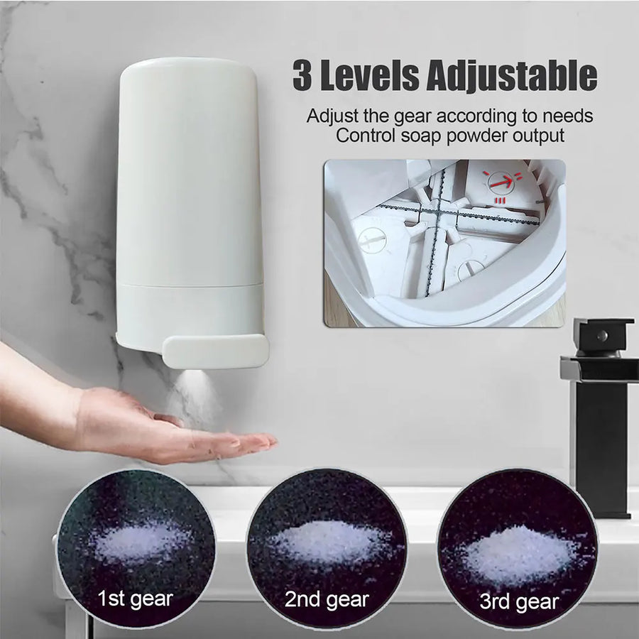 Waterproof Soap Powder Grinder Box, 3-Level Adjustable – view 3