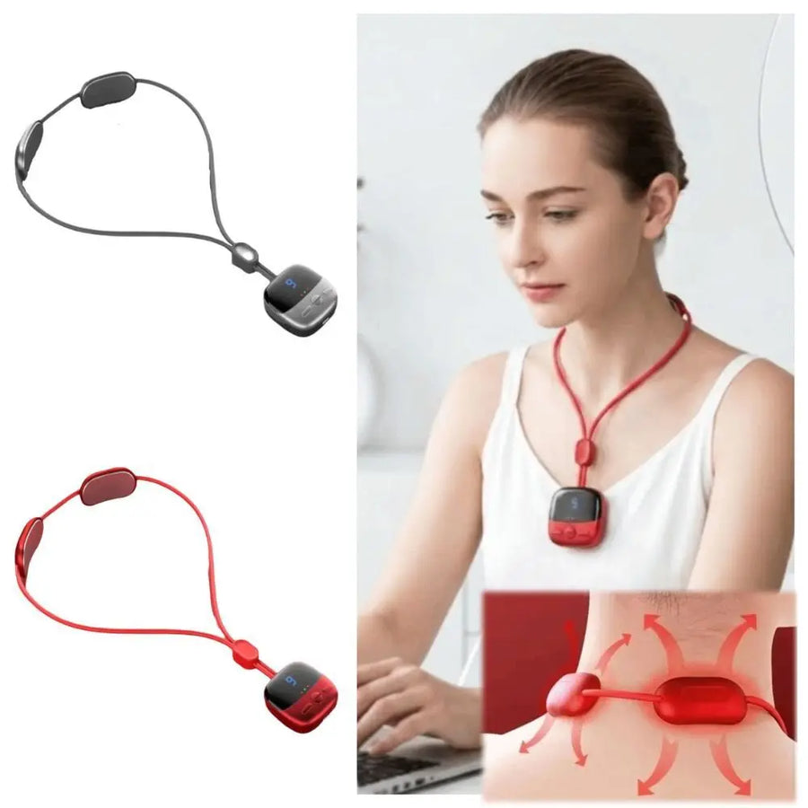 Cordless Neck & Shoulder Massager — Hands-Free, 4 Modes