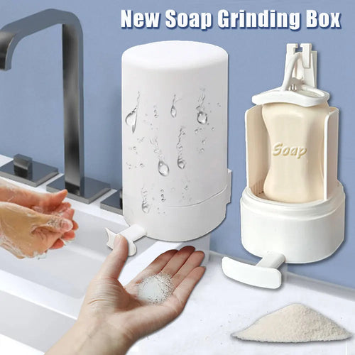 Waterproof Soap Powder Grinder Box, 3-Level Adjustable
