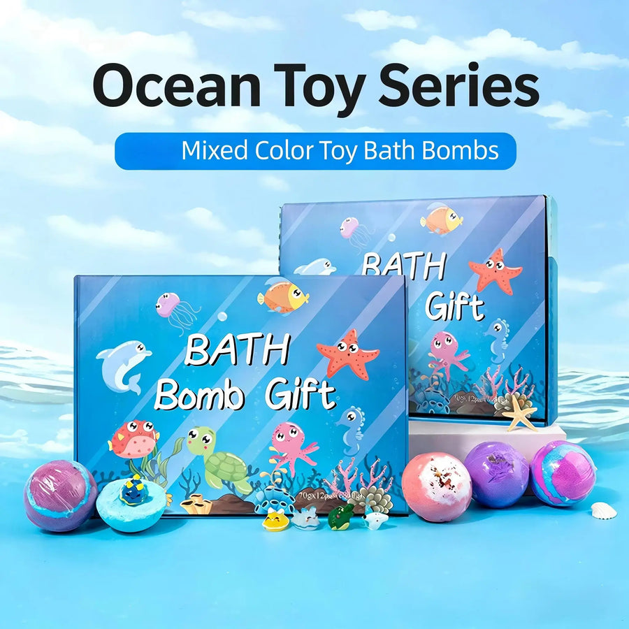 Kids' Bath Bombs with Hidden Toys — Ocean Surprise Set – view 2