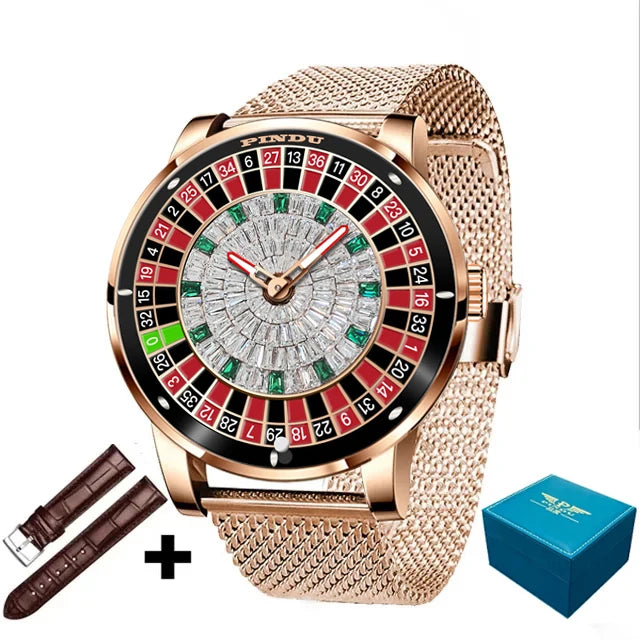 Luxury Roulette Stainless Steel Men's Watch – view 12
