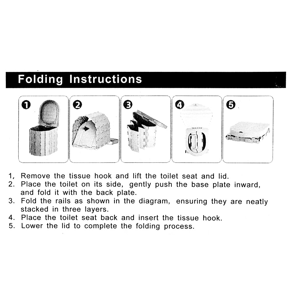 Portable Folding Camping Toilet